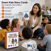 Jeu de cartes éducatif pour enfants, personnalisé, écologique, durable, en papier, pour raconter des histoires en famille, cartes flash créatives intelligentes pour l'apprentissage des tout-petits