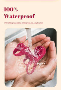 9 Frequency Remote Control Rose Delay Vibration <b>Ring</b> With Spikes <b>Vibrator</b> For Adult - Product Image 6