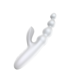 デュアルバイブレーションGスポット＆アナルビーズ付きラビットバイブレーター 女性用 後部刺激アダルトグッズ - Product Image 5