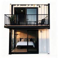 Maison modulaire de luxe, maison conteneur, maisons conteneurs maritimes, maisons préfabriquées de luxe de 40 pieds, maisons miniatures de luxe à 3 chambres