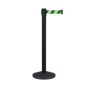 Acciaio inossidabile nero stand coda cintura barriera metallo Q Manager - Product Image 4