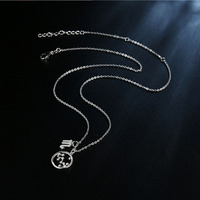 Collier avec pendentif signe du zodiaque en argent sterling 925, cadeaux d'anniversaire, 12 constellations