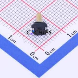 GT-TC084E-H075-L5 Tactile Switch SMD-4P,5.2x5.2mm Switch Single Pole Single Throw Round Button 1.3N Vertical Mount - Product Image 2