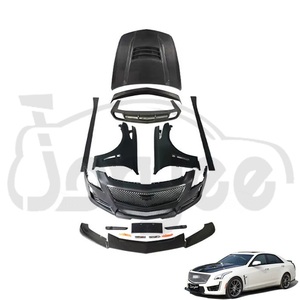 Sợi Carbon Phía Sau Bumper Khuếch Tán Phía Trước Lip Spoiler Cơ Thể Kit Xe Phần Đối Với <span class=keywords><strong>Cadillac</strong></span> <span class=keywords><strong>Cts</strong></span> 2015-2020 2016 2017 2018 Điều Chỉnh Phụ Kiện - Product Image 1