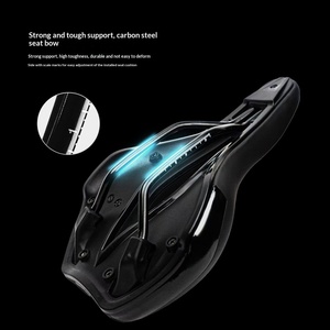 <span class=keywords><strong>Selle</strong></span> <span class=keywords><strong>de</strong></span> vélo ergonomique avec coussin en mousse absorbant les chocs, réduit les douleurs aux fesses pour les cyclistes <span class=keywords><strong>de</strong></span> VTT et <span class=keywords><strong>de</strong></span> <span class=keywords><strong>route</strong></span> - Product Image 3