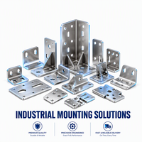 Support de fixation CNC sur mesure OEM, pièces découpées au laser en acier inoxydable, supports de montage métalliques de haute qualité