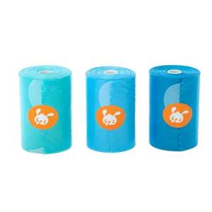 Sacs à déjections pour animaux de compagnie robustes et portables, étanches, faciles à déchirer, écologiques, en matériau EPI pour chiens et chats - Product Image 1