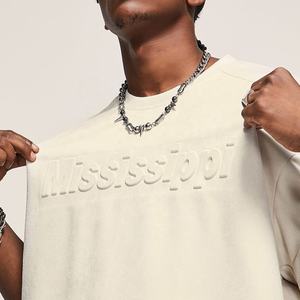 Camisetas personalizadas de gran tamaño para mujer, camisetas con Logo personalizado impreso en relieve 3d - Product Image 2