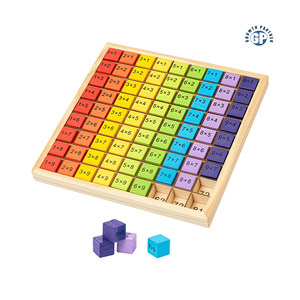 Gioco Educativo Montessori, Puzzle 3D con Tavola Numerica, Tabella di Moltiplicazione 99, Giochi da Tavolo per l'Apprendimento della Matematica per Bambini e Bambine - Product Image 1