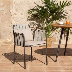 Meubles de haute qualité en aluminium imperméable à l'eau blanc rotin corde chaises de jardin patio ensemble de mobilier d'extérieur - Product Image 3