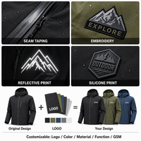 Veste Anorak Personnalisée Imperméable Coupe-Vent Respirante Colorblock à Capuche Pull-over Hiver Sports de Neige Vêtements d'extérieur pour Hommes et Femmes