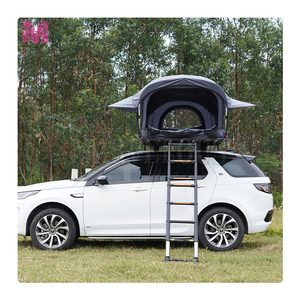 Tente de toit de voiture à ouverture latérale pliable et à structure en aluminium imperméable à coque souple facile à construire et à installer - Product Image 2