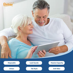 Fabricants de couches pour adultes jetables en gros Elintree, couches médicales personnalisées bon marché pour soins infirmiers, couches pour adultes âgés - Product Image 3