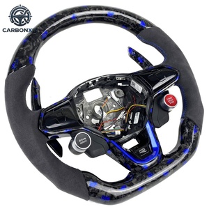 Volante Deportivo de Fibra de Carbono Personalizado en Oferta para Volkswagen VW GOLF 8 MK8 GTI R, Accesorios para Automóviles, Accesorios para Botón de Arranque - Product Image 3
