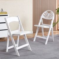 Chaise pliante durable de nouvelle conception, universelle pour l'intérieur et l'extérieur, jardin, mariage, cour, chaise en plastique pour hôtel