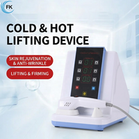 Appareil de lifting cutané chaud/froid pour le visage, machine de rajeunissement facial pour le resserrement des pores, équipement de salon de beauté