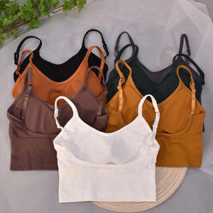 Soutien-gorge sans couture de style débardeur à bretelles en U de haute qualité <span class=keywords><strong>pour</strong></span> femmes enceintes, confortable, enveloppant la poitrine, débardeurs, camisoles - Product Image 3