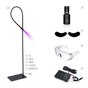 Lámpara UV LED para Pestañas Elanby FL009 Pro, Regulable, 395-400nm, 5W/10W, con Pedal, Color Blanco/Negro - Product Image 6