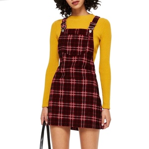 open lace back dress Cherry Calico Quilted Pinafore Dress XS/S  OMNIA