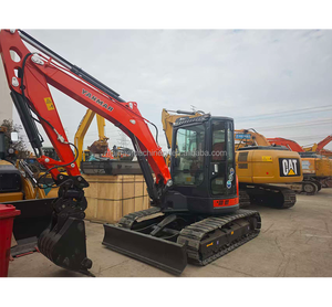 Excavadora Yanmar VIO55 Usada de Japón con Almohadillas de Goma y Cucharón Inclinable, Mini Excavadora Yanmar 55 Usada en Venta - Product Image 4