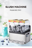 Machine à neige pilée semi-automatique en acier inoxydable KR, capacité 45L, contrôle numérique, système de refroidissement par air économe en énergie, usage domestique