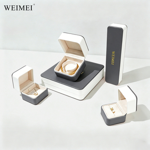 กล่องใส่เครื่องประดับ WEIMEI ดีไซน์หรูหรา ทนทาน สำหรับแหวน สร้อยคอ จี้ กำไลข้อมือ เหมาะสำหรับบรรจุภัณฑ์ระดับพรีเมียม ใช้สำหรับจัดแสดงและจัดเก็บ - Product Image 2