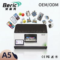 Nouvelle imprimante jet d'encre UV A5 de bureau, haute précision, automatique, portable, à plat, pour coques de téléphone personnalisées, acrylique, personnalisable