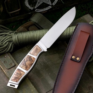 Customizable Tactical Knife High Quality Greek Gods Inspired Stainless Steel Blade Fixed Wood <b>Plastic</b> <b>Pocket</b> Knife Rubber - Product Image 6