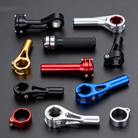 Tige de vélo télescopique en alliage d'aluminium couleur personnalisée pour vélo électrique et VTT, service d'usinage CNC