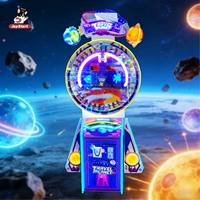 Machine d'arcade à grande roue tournante Wandering Planet en gros, machine à pièces, jeu de rotation de boule chanceuse, équipement de divertissement intérieur