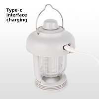 Nouvelle Lampe de Camping Extérieure Transfrontalière Rechargeable LED Anti-Moustiques à Choc Électrique Étanche IPX6 Lumière Violette
