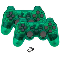 Manette de jeu double sans fil Bluetooth avec boutons tactiles, sans vibration, modèle X706WD, pour Android TV Box, interface USB, pour jouer aux jeux