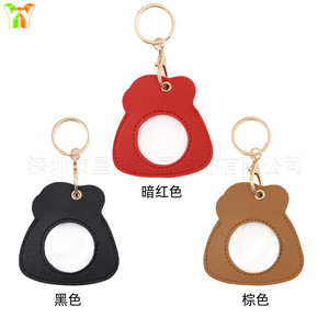 In-stock lucky <b>bag</b> commemorative coin keychain, multi-functional access card holder, <b>key</b> <b>ring</b>, PU badge, commemorative coin - Product Image 4