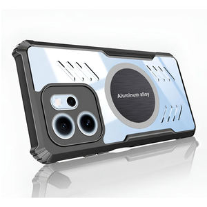 Pour <span class=keywords><strong>OPPO</strong></span> <span class=keywords><strong>Reno</strong></span> 14 14F 13 12 11 10 9 8T 7 PRO Lite Étui de téléphone magnétique à haute perméabilité anti-rayures Protection des quatre coins - Product Image 1