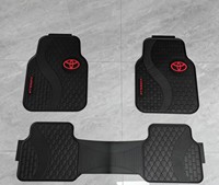 Accessoires auto de luxe, tapis de sol auto imperméables, ajustement universel, en caoutchouc latex, pour Toyota Hilux, Corolla, RAV4, BMW