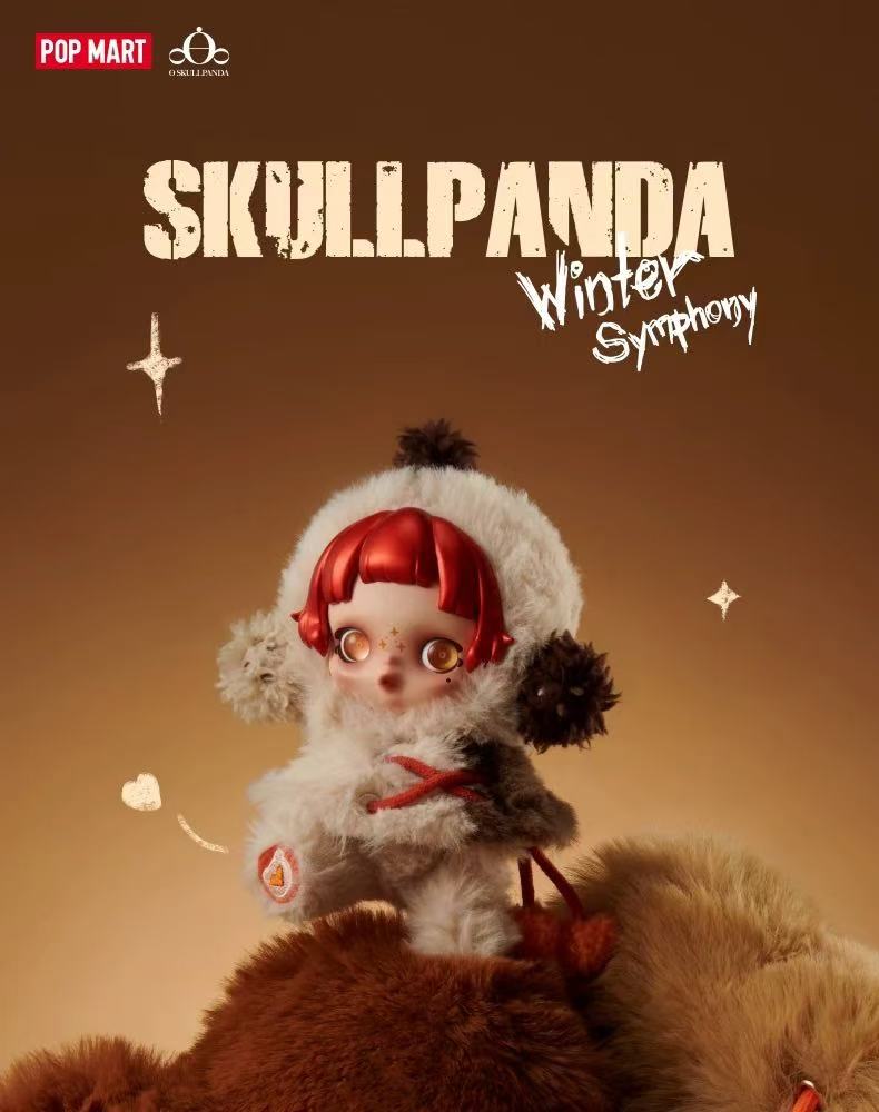 SKULLPANDA Winter Symphony シークレット wishes 100% Original SKULLPANDA Winter Symphony Series Blind Box
