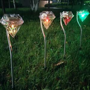 DC1.2V Solar <b>Light</b> LED Ground <b>Plug</b> Lawn Landscape <b>Lights</b> Outdoor Garden Path Christmas Day Decoration - Product Image 1