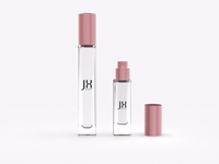 Petit échantillon flacon de parfum rectangulaire carré de 10ml 15ml 20 ml flacon de parfum mini flacon vaporisateur de parfum rose