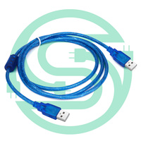 Layanan harga grosir kabel USB 2.0 tipe A Male ke Tipe A Male Printer kabel Data kabel Usb untuk Printer