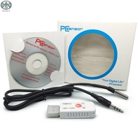 TEMPer2-Logiciel PC gratuit-40 ~ + 120 C Thermomètre USB d'ordinateur à double capteur pour l'enregistrement de la température Alarme par e-mail