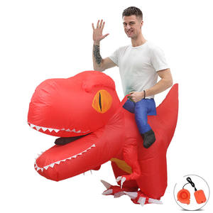 할로윈 파티 T-REX 공룡 의상 하이 퀄리티 재미 있은 용 풍선 거대한 머리 타고 공룡 의상 - Product Image 1