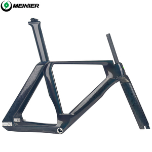 Cuadro de Bicicleta de Carretera de Carbono 700c con Tallas S/M/L, Cuadro de Piñón Fijo, <span class=keywords><strong>Eje</strong></span> de <span class=keywords><strong>Pedalier</strong></span> <span class=keywords><strong>BSA</strong></span> de <span class=keywords><strong>68mm</strong></span> para Cuadro de Bicicleta de Carretera de Carbono - Product Image 2