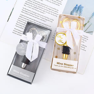 <span class=keywords><strong>Mr</strong></span> and Mrs bomboniere regalo di nozze di Love heart tappi per bottiglie di vino per docce nuziali e bomboniere per vino per gli ospiti - Product Image 6