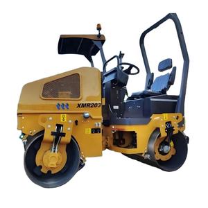 Light Weight Compactor XMR203 Stable Operating Full Hydraulic Double Drum <b>Road</b> Roller 2 Ton Soil Compactor with 17.6kw Engine - Product Image 1