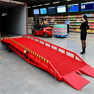 Kaldırma ekipmanları Dock Leveler Forklift konteyner yükleme ve boşaltma platformu için sabit hidrolik yükleme rampası - Product Image 1