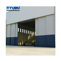Puerta Industrial Aislada, Puerta Corredera de Acero, Puerta Corredera de Hangar para Aviones