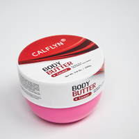 Beurre corporel fouetté au karité Calflyn, marque privée, biologique, au curcuma, au karité et au cacao
