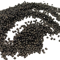 Granulés de plastique recyclé noir, granulés d'extrusion, masterbatch plastique noir