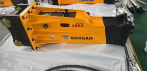SOOSAN SB60 <b>Hydraulic</b> <b>Breaker</b> Box Type New Condition with Core Components hoses chisels for 15-18 Tons Excavators Backhoe loader - Product Image 5
