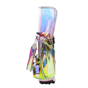 时尚便携版制造商提供直防水彩色高尔夫球杆支架包